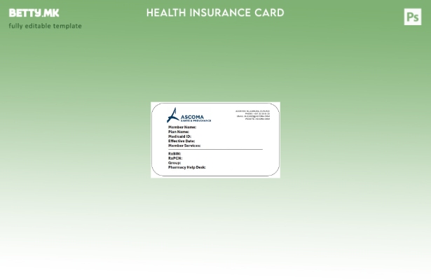 Модерен стил Шаблон за здравствено осигурување во Бурунди